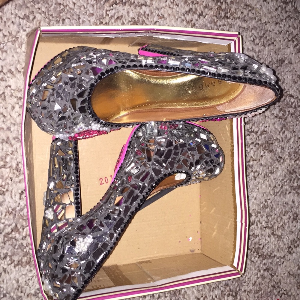 Marilyn Monroe glass high heels